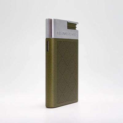 Зажигалка Les Fines Lames LE FEU SVELT - OD Green Leaves, LF4503003
