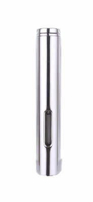 Зажигалка Lubinski «Гаэта», плоская, турбо, серебристая в полоску WA560-1