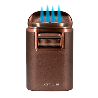 Зажигалка настольная Lotus Brawn Brown Crackle & Copper T7COP