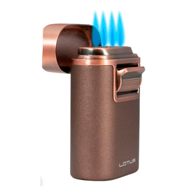 Зажигалка настольная Lotus Brawn Brown Crackle & Copper T7COP