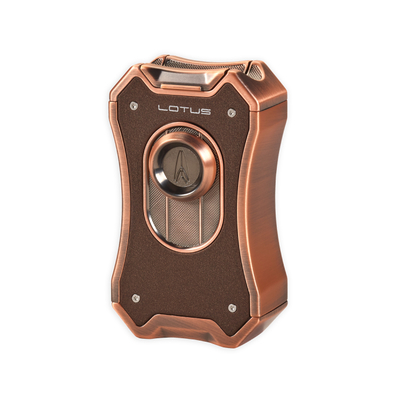 Зажигалка настольня Lotus Emperor Brown Crackle & Copper T9020