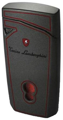 Зажигалка Tonino Lamborghini Lighter Magione Metallic Grey with Red line