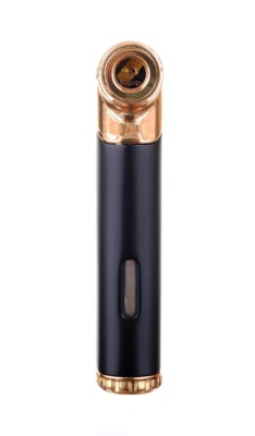 Зажигалка трубочная с тампером Colibri Pacific черный-красное золото LI400C9