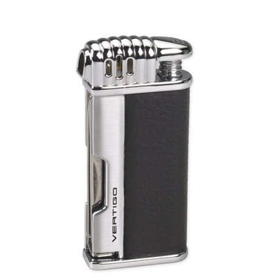 Зажигалка трубочная Vertigo Puffer Pipe Black & Chrome