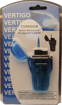 Зажигалка Vertigo Typhoon Blue