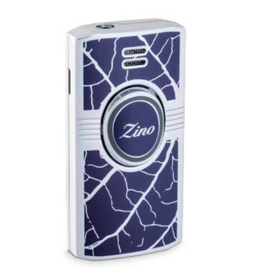 Зажигалка Zino Graphic Leaf Jet Flame Blue & Grey 101758